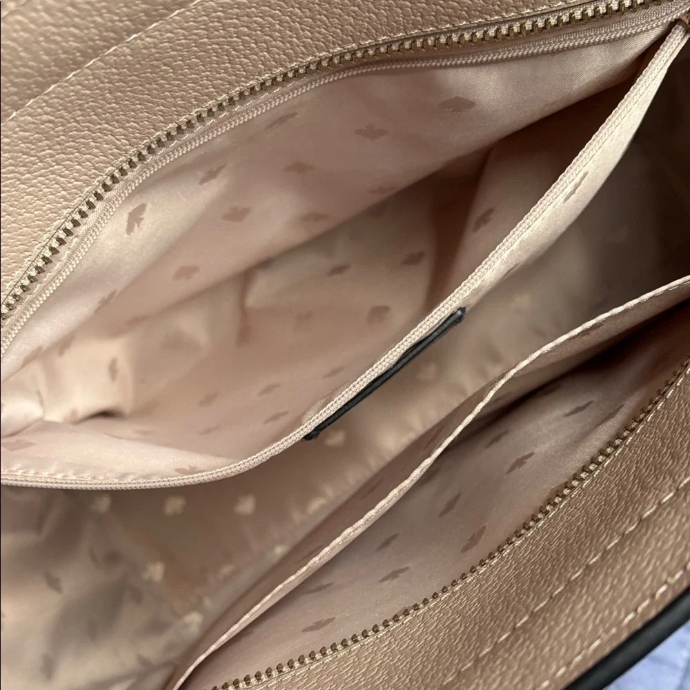 kate spade Two-Tone Blush and Black Satchel - Picture 6 of 16